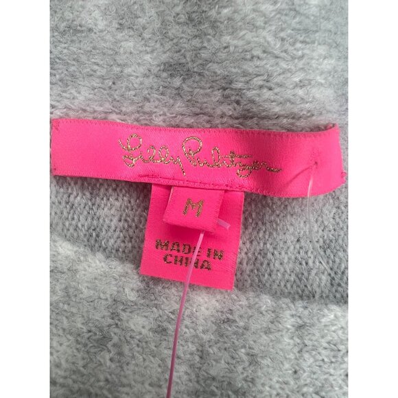 Lilly Pulitzer Arna Pullover Sweater With Button-Detail Sleeves Medium Womens - Picture 3 of 14